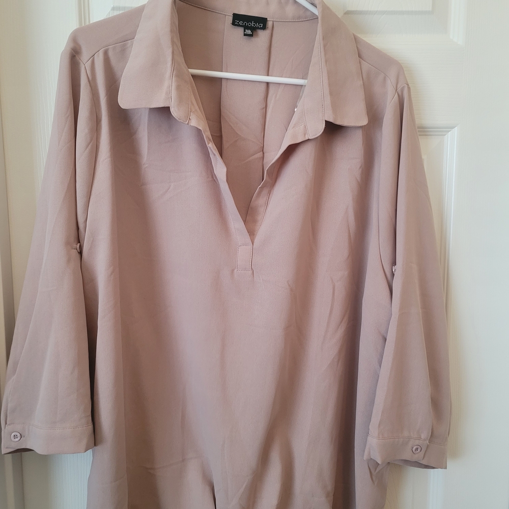 Zenobia Light Pink Blouse